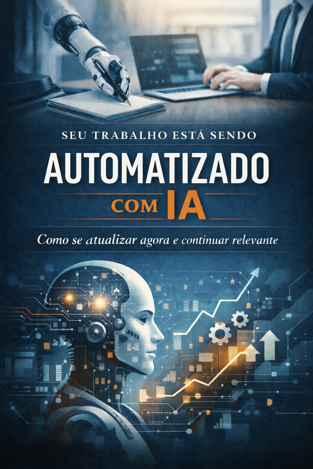 Capa do e-book Seu trabalho está sendo automatizado com IA