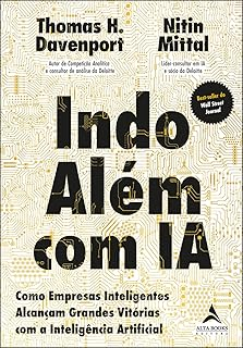 Capa do livro Indo além com IA: como empresas inteligentes alcançam grandes vitórias com a inteligência artificial