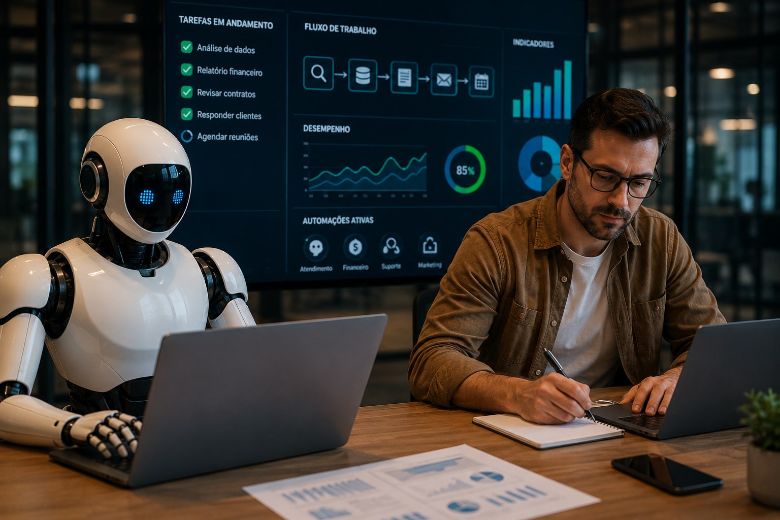 A IA parou de sugerir e começou a executar: o que isso muda no seu trabalho