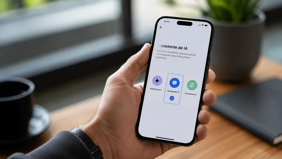 A Apple abriu o iPhone: agora você escolhe entre ChatGPT, Claude ou Gemini como assistente padrão