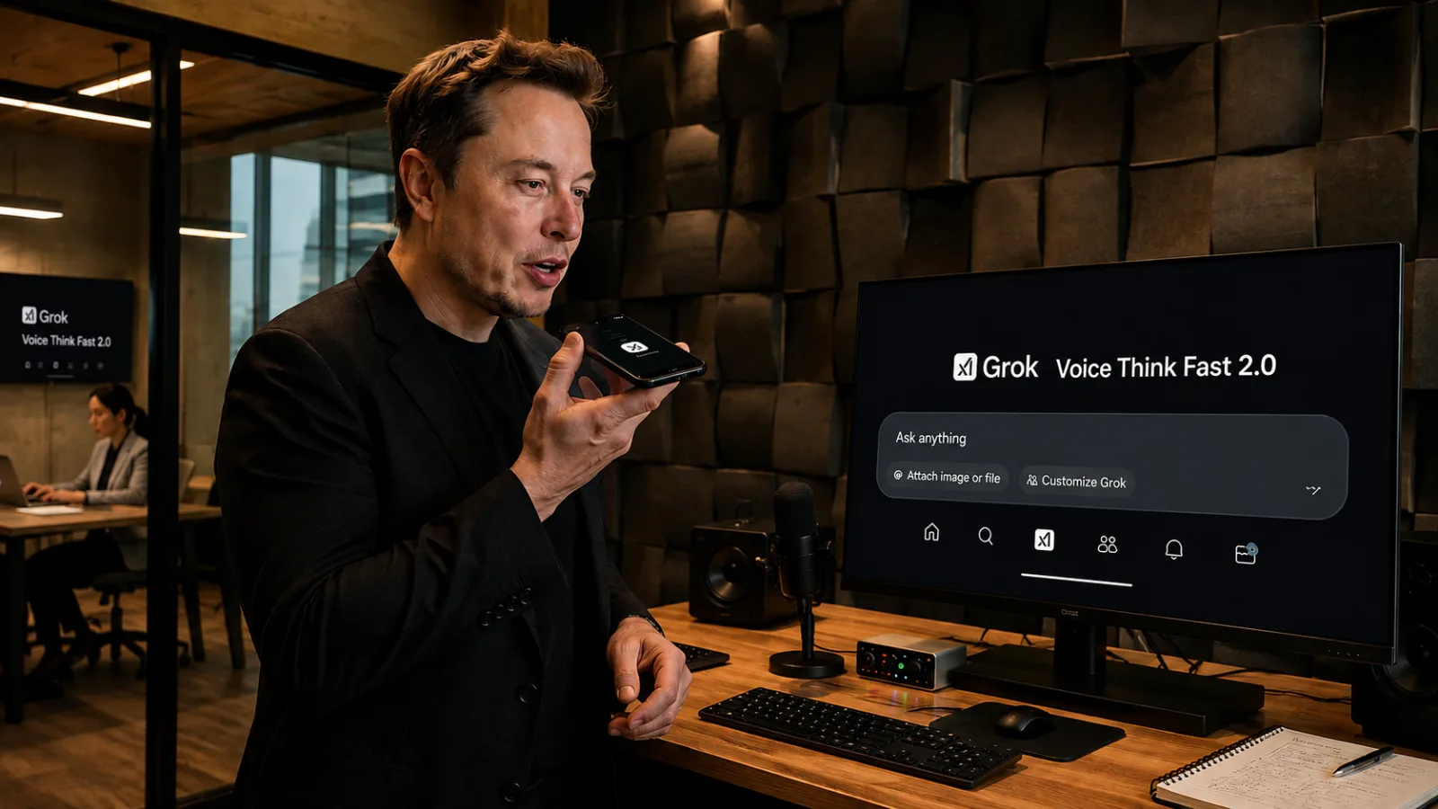 Grok Voice 'Think Fast 2.0': xAI padroniza sua IA de voz conversacional com foco em baixíssima latência